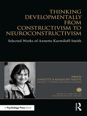 cover image of Thinking Developmentally from Constructivism to Neuroconstructivism